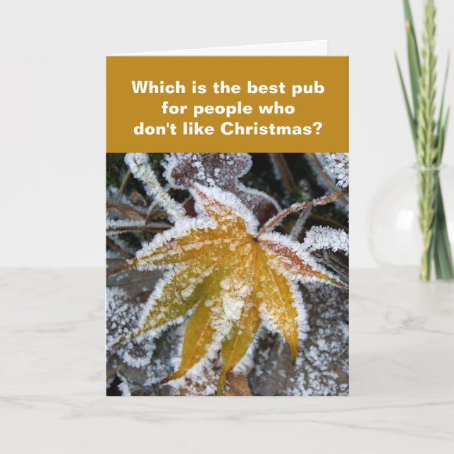 Bar Humbug card (Front)