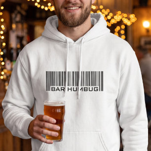 Bar Humbug Sarcastic Christmas Party Hoodie