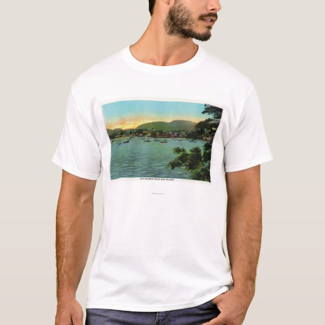 Bar Island View of the Bar Harbour T-Shirt (Front)