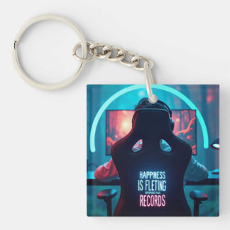 Bar Mat: Winning has Records Keychain