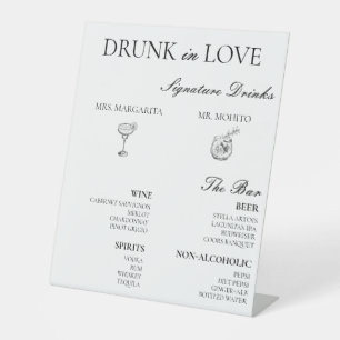Bar Menu Pedestal Sign