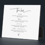 Bar Menu Wedding Drink Sign Reception Decor G400 Plaque<br><div class="desc">Our drink menu bar sign is perfect to display at the bar so guests can choose which drinks are available at your event. This item is part of our Gwen wedding invitation suite G400,  please visit our store to view the collection of coordinating items.</div>