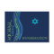 Bar Mitzvah Blue and Green Information Card