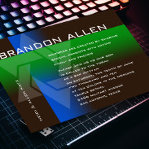 Bar Mitzvah Blue and Green on Any Colour