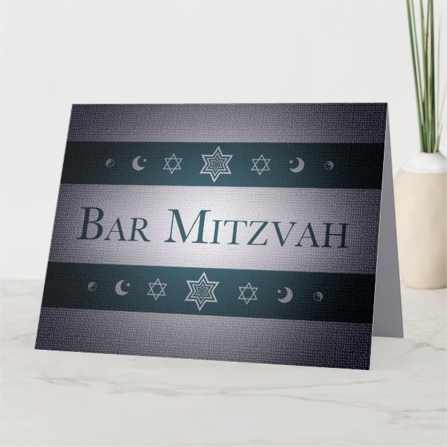 Bar Mitzvah Card (Front)