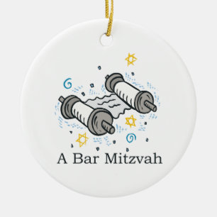 Bar Mitzvah Ceramic Ornament