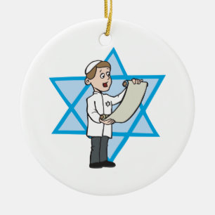 Bar Mitzvah Ceramic Ornament