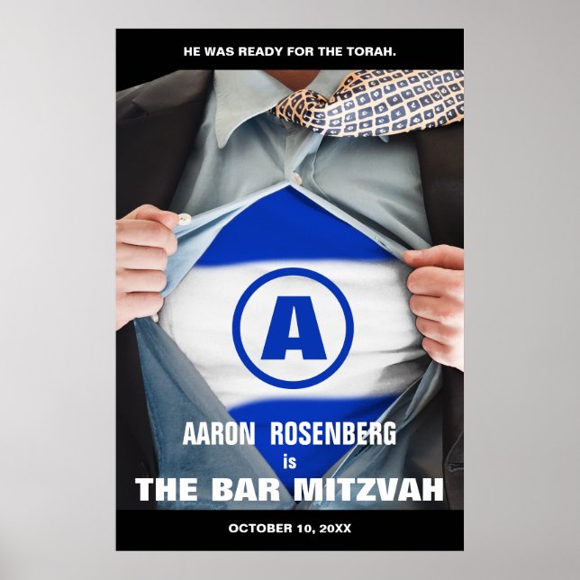 Bar Mitzvah Hero Poster (Front)