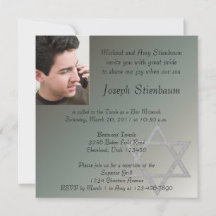 Bar Mitzvah Invitation