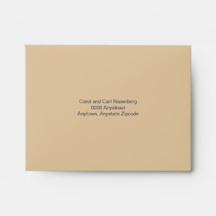 Bar Mitzvah Movie Star Reply Envelope