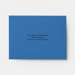Bar Mitzvah Movie Star Reply Envelope, Blue Black Envelopes