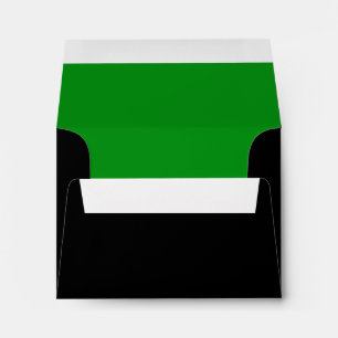 Bar Mitzvah Orange and Green on Any Colour Envelopes