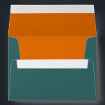 Bar Mitzvah Orange and Green on Any Colour Envelopes<br><div class="desc">Bar Mitzvah and Bat Mitzvah invitation sets designed by Umua. Printed and shipped by Zazzle or its partners.</div>