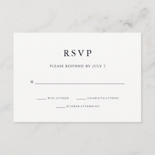 Bar Mitzvah ou Bat mitzvah RSVP