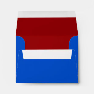 Bar Mitzvah Red and Blue on Any Colour Envelopes