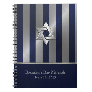 Bar Mitzvah RSVP Tracker Notebook/Guest Book
