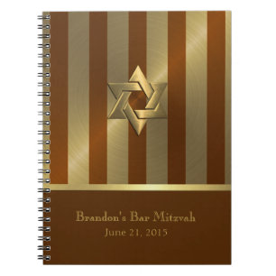 Bar Mitzvah RSVP Tracker Notebook/Guest Book