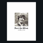 Bar Mitzvah Sign In Party Board Poster<br><div class="desc">Sign in party poster for a Bar Mitzvah. Customize with your photo and name of boy. Use a marker to write messages at the party. Thank you for looking at Happy Foods Designs!</div>