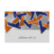Bar Mitzvah Silver Blue Orange Star of David