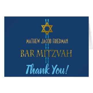 Bar Mitzvah Star de David Merci