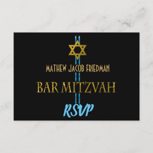 Bar Mitzvah Star of David RSVP