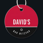 BAR MITZVAH star simple modern boy grey red Favour Tags<br><div class="desc">by kat massard >>> https://linktr.ee/simplysweetpaperie <<<
A simple,  personalized tag just perfect for favour tags for your special event.</div>