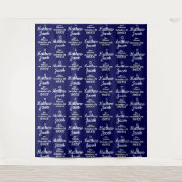 Bar Mitzvah Step and Repeat Backdrop