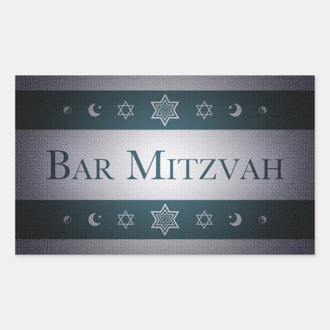 Bar Mitzvah Sticker (Front)