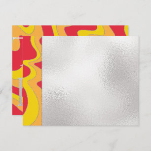 Bar ou Merci Bat mitzvah Élégantes Vagues