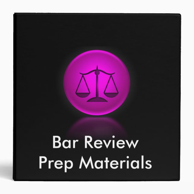 Bar Review Binder (Front)