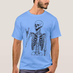 Bar ten Duh  Bartender Funny Cool Skeleton Happy H T-Shirt