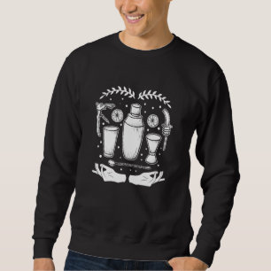 Bar Tender And Cantina Waiter Waitress Cocktail Dr Sweatshirt