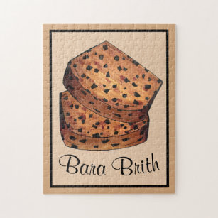 Bara Brith Wales Welsh Bread Fruit Loaf Baking Jigsaw Puzzle
