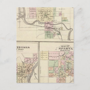 Baraboo, Black River Falls and Sparta Postcard