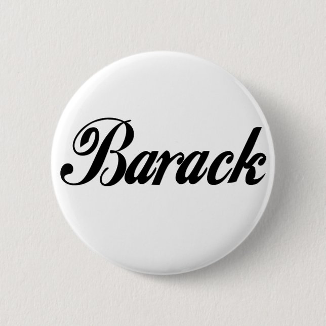 Barack 2 Inch Round Button (Front)