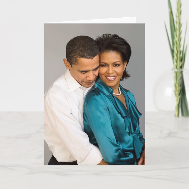 Barack and Michelle Card (Front)