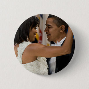 Barack and Michelle Obama 2 Inch Round Button