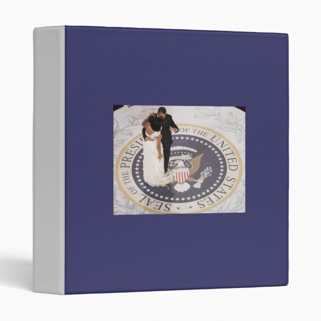 Barack and Michelle Obama Binder (Front/Spine)