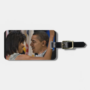 Barack and Michelle Obama Luggage Tag