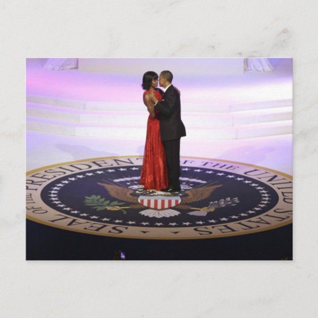 Barack and Michelle Obama Postcard (Front)