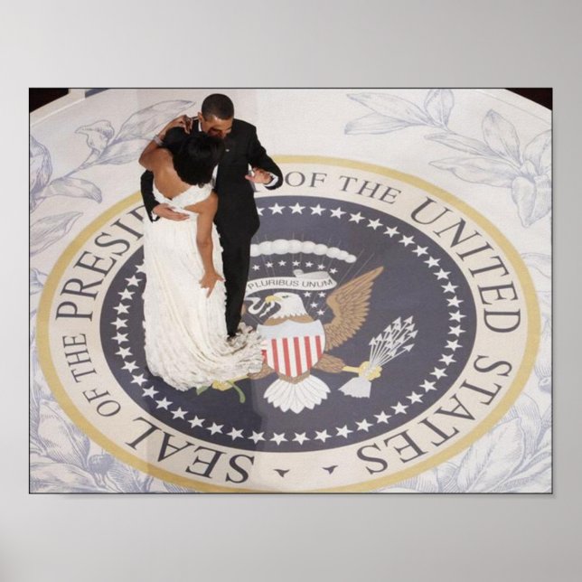 Barack and Michelle Obama Poster (Front)