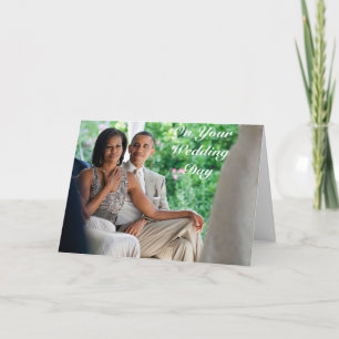 Barack and Michelle Wedding - Card
