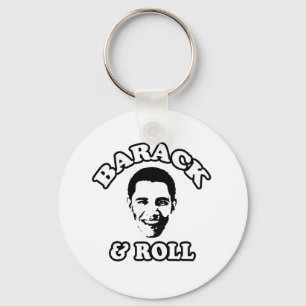Barack and Roll Keychain