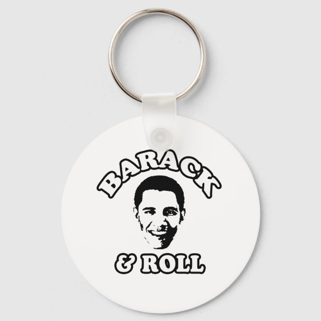 Barack and Roll Keychain (Front)