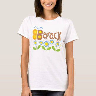 Barack Butterfly and Flowers T-Shirt