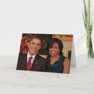 Barack et carte de Michelle 2010WA-Greeting