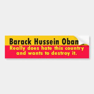 Barack Hussein Obama Bumper Sticker