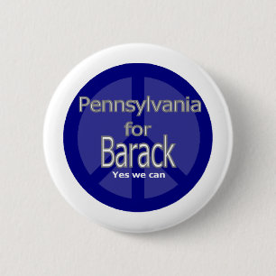 Barack in PA 2 Inch Round Button