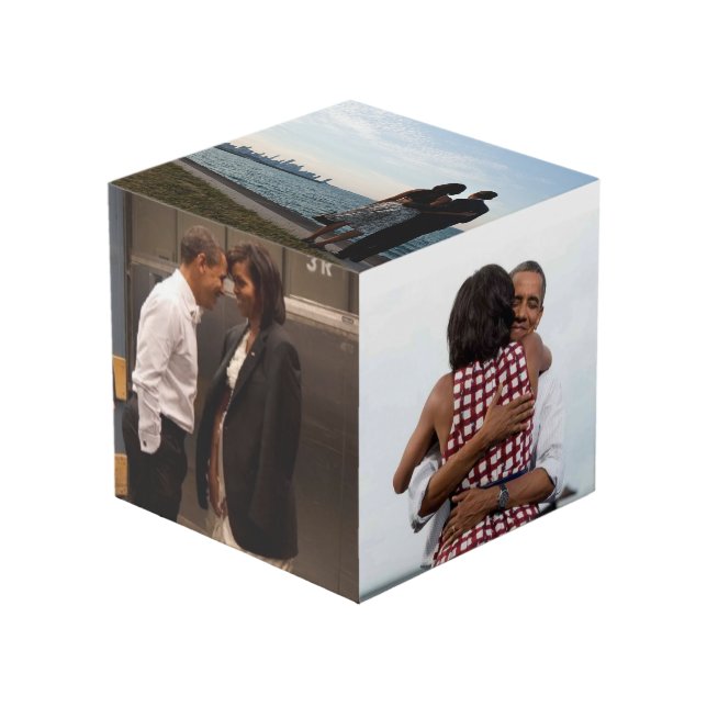 Barack & Michelle Obama - Photo Cube (Front Angled)