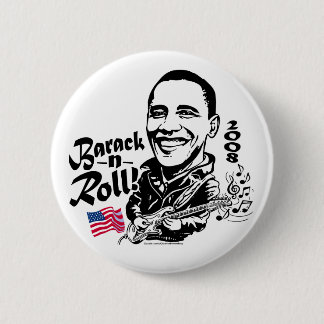 Barack N' Roll Button 